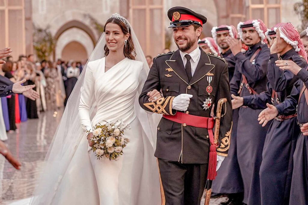 Gripping Insight into The Magical Wedding of Crown Prince Hussein and Rajwa Al Saif
